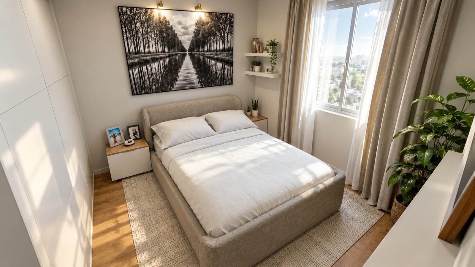 Dormitorio renovado con lavado de cara para vender en Vitoria